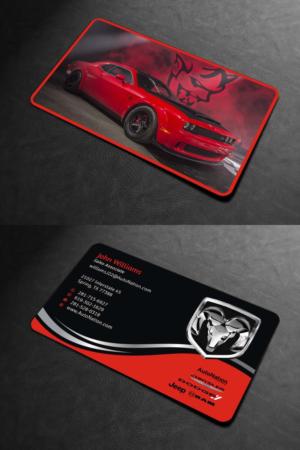 Business Card Design by INDIAN_Ashok for AUTONATION  | Design: #18309787