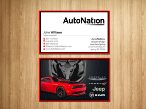 Business Card Design by Creations Box 2015 for AUTONATION  | Design: #18307786