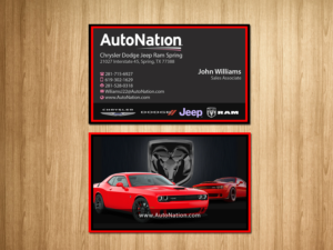 Business Card Design by Creations Box 2015 for AUTONATION  | Design: #18308389