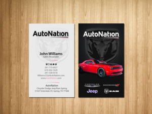 Business Card Design by Creations Box 2015 for AUTONATION  | Design: #18308748
