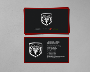 Business Card Design by chandrayaan.creative for AUTONATION  | Design: #18309666