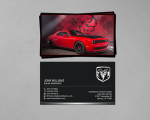 Business Card Design by chandrayaan.creative for AUTONATION  | Design: #18309668