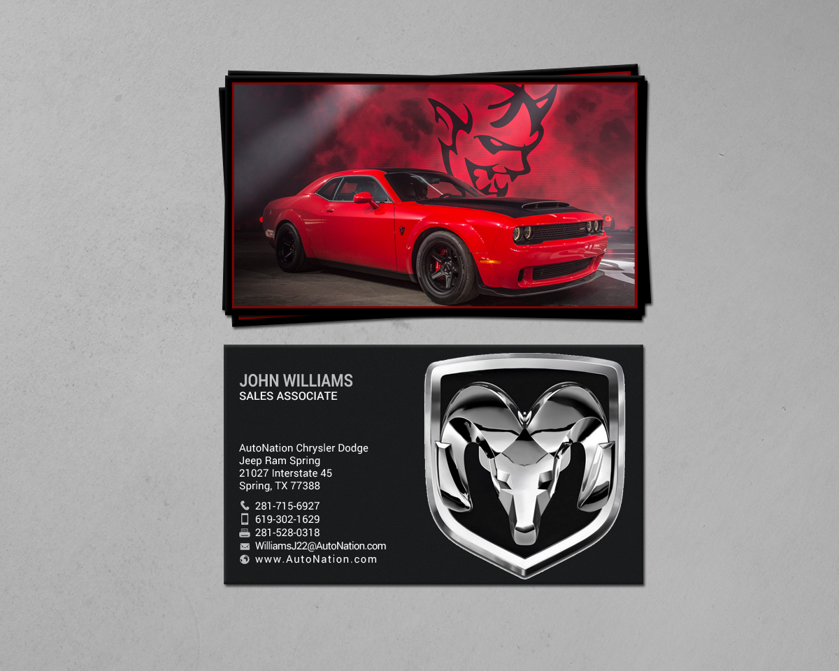 Business Card Design by chandrayaan.creative for AUTONATION  | Design #18309670