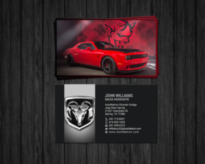 Business Card Design by chandrayaan.creative for AUTONATION  | Design: #18309673