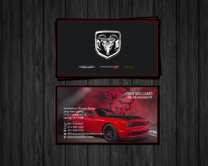 Business Card Design by chandrayaan.creative for AUTONATION  | Design: #18309677