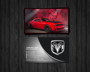 Design de Carte de Visite par chandrayaan.creative pour AUTONATION  | Design #18309685