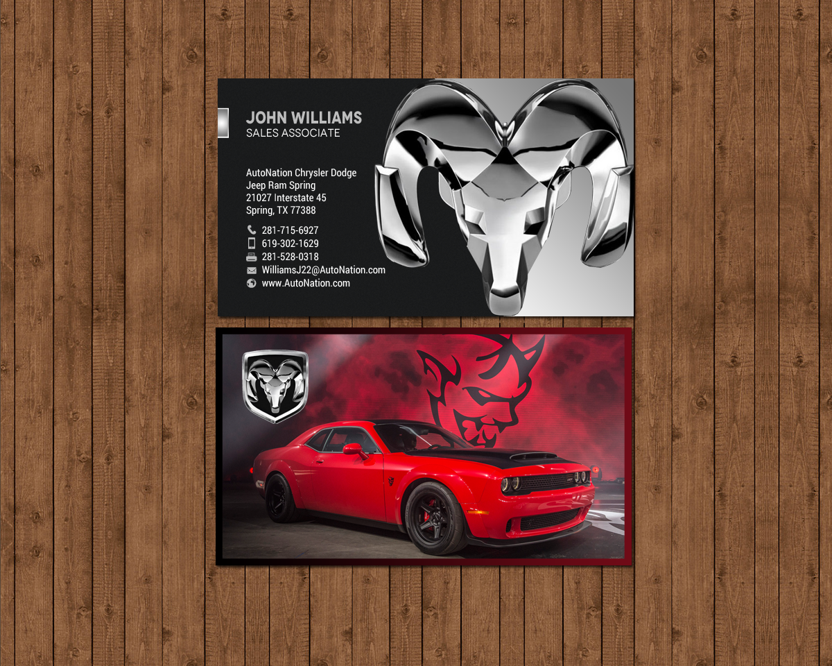 Business Card Design by chandrayaan.creative for AUTONATION  | Design #18311683