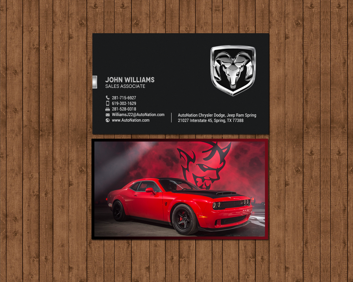Business Card Design by chandrayaan.creative for AUTONATION  | Design #18311684