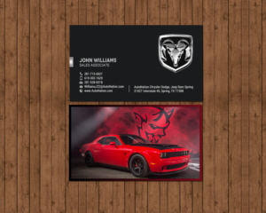 Business Card Design by chandrayaan.creative for AUTONATION  | Design: #18311684
