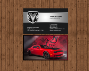 Business Card Design by chandrayaan.creative for AUTONATION  | Design: #18311685