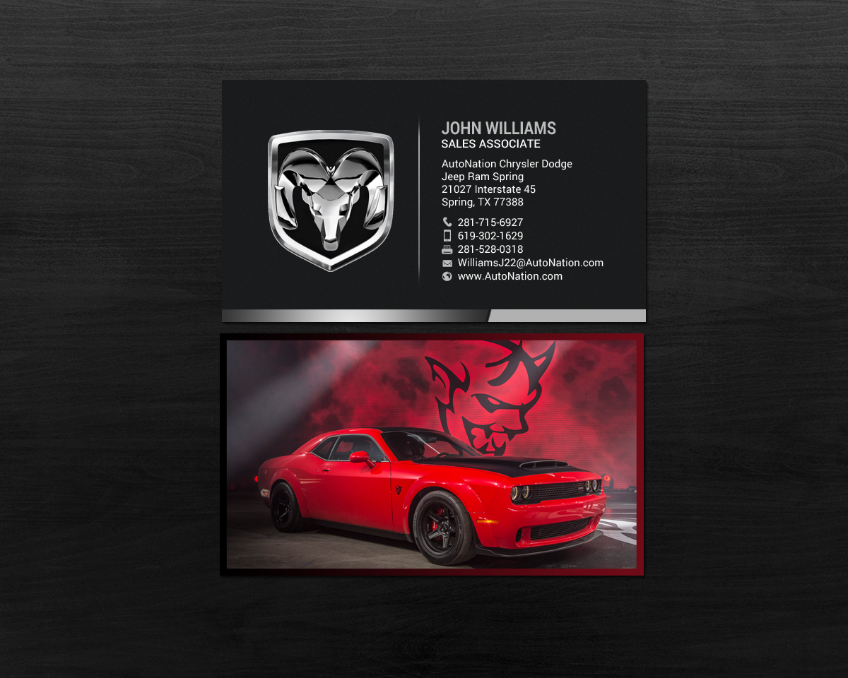 Business Card Design by chandrayaan.creative for AUTONATION  | Design #18311687