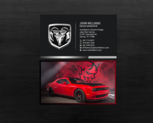 Business Card Design by chandrayaan.creative for AUTONATION  | Design: #18311687