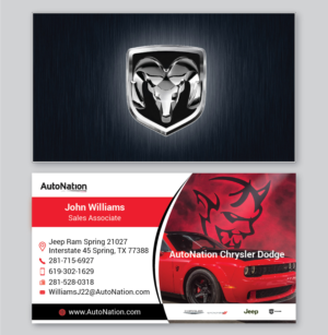 Business Card Design by A Y A N for AUTONATION  | Design: #18309436