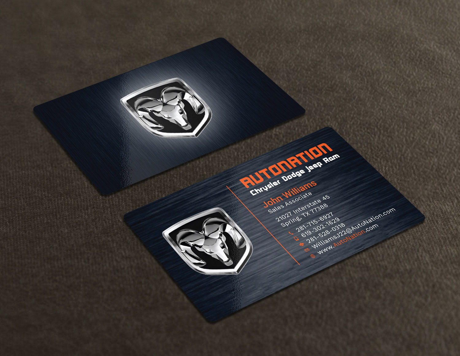 Business Card Design by Tripti Ranjan Gain for AUTONATION  | Design #18311899