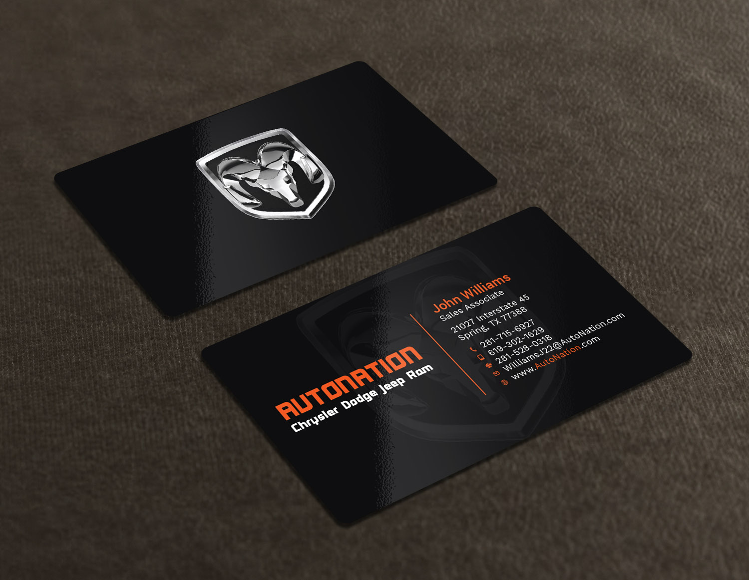 Business Card Design by Tripti Ranjan Gain for AUTONATION  | Design #18311901
