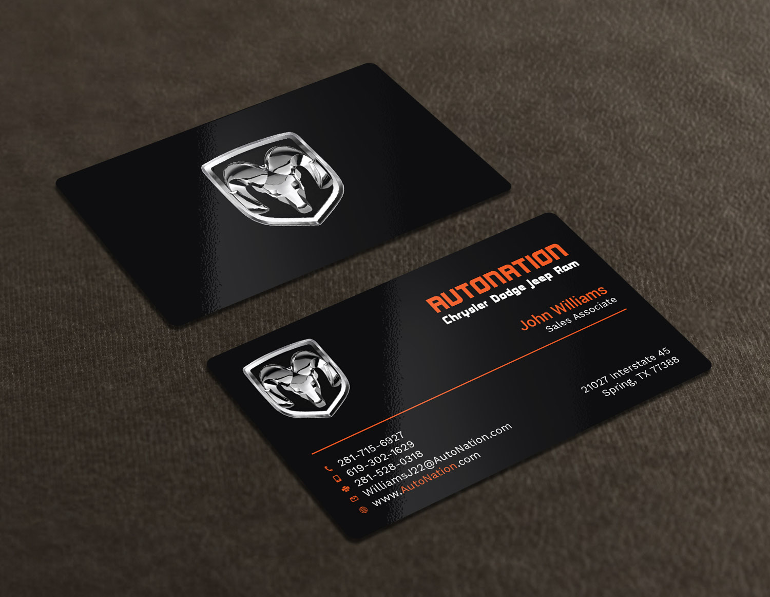 Business Card Design by Tripti Ranjan Gain for AUTONATION  | Design #18311903