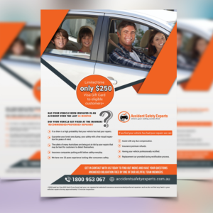 Accident Safety Experts new flyer A4 size | Flyer Design by Mishuy