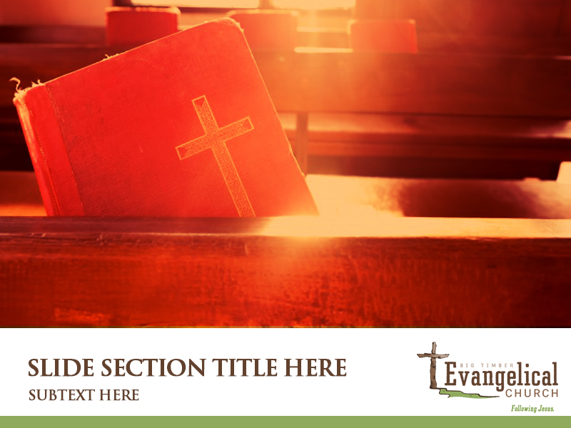PowerPoint Design by Best Design Hub for Big Timber Evangelical Church | Design #18316610