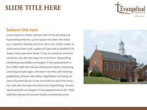 PowerPoint Design by Best Design Hub for Big Timber Evangelical Church | Design: #18316724