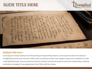 PowerPoint Design by Best Design Hub for Big Timber Evangelical Church | Design: #18328812