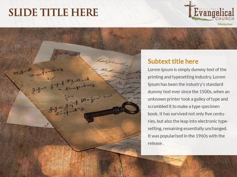 PowerPoint Design by Best Design Hub for Big Timber Evangelical Church | Design #18328813