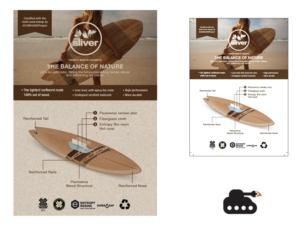 Sliver Eco Surfboards needs a product flyer | Grafik-Design von ArtTank
