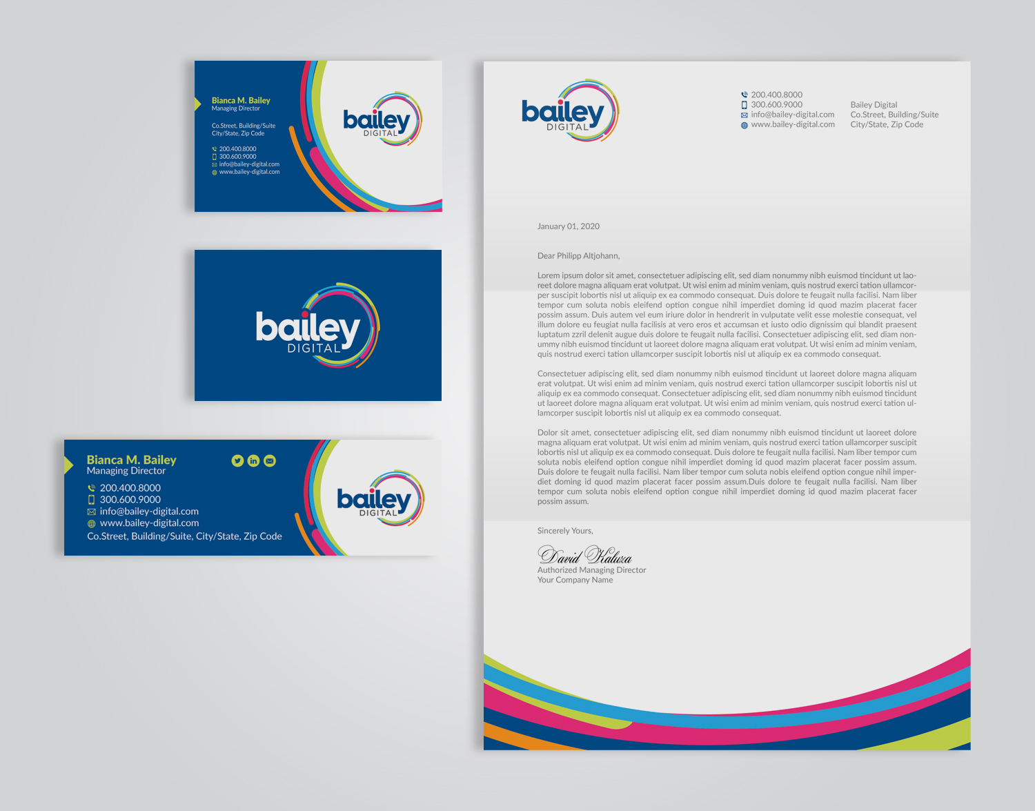 Stationery Design by OxonoArt for JUNGLE GROUP PTY LTD | Design #18361841