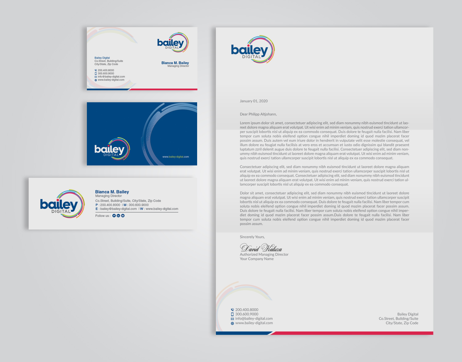 Stationery Design by OxonoArt for JUNGLE GROUP PTY LTD | Design #18363380