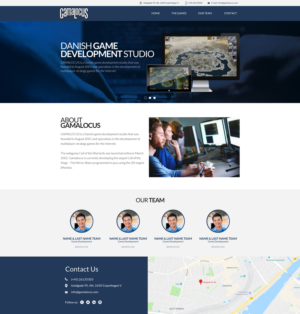 Web Design by Clofix for Gamalocus ApS | Design: #18314033