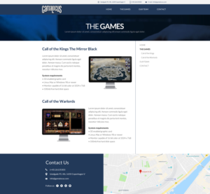 Web Design by Clofix for Gamalocus ApS | Design: #18321871