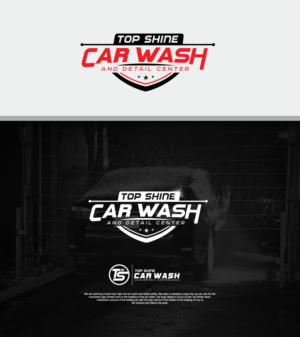 Top Shine Car Wash & Detail Center | Logo Design by ivan