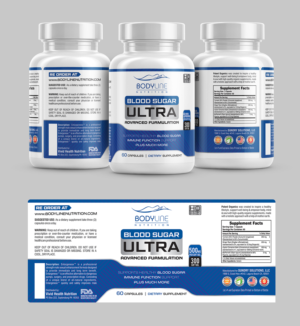 New labels for new line of supplements | Graphic Design by Vishal Vishwakarma 