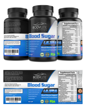 New labels for new line of supplements | Graphic Design by SAI DESIGNS