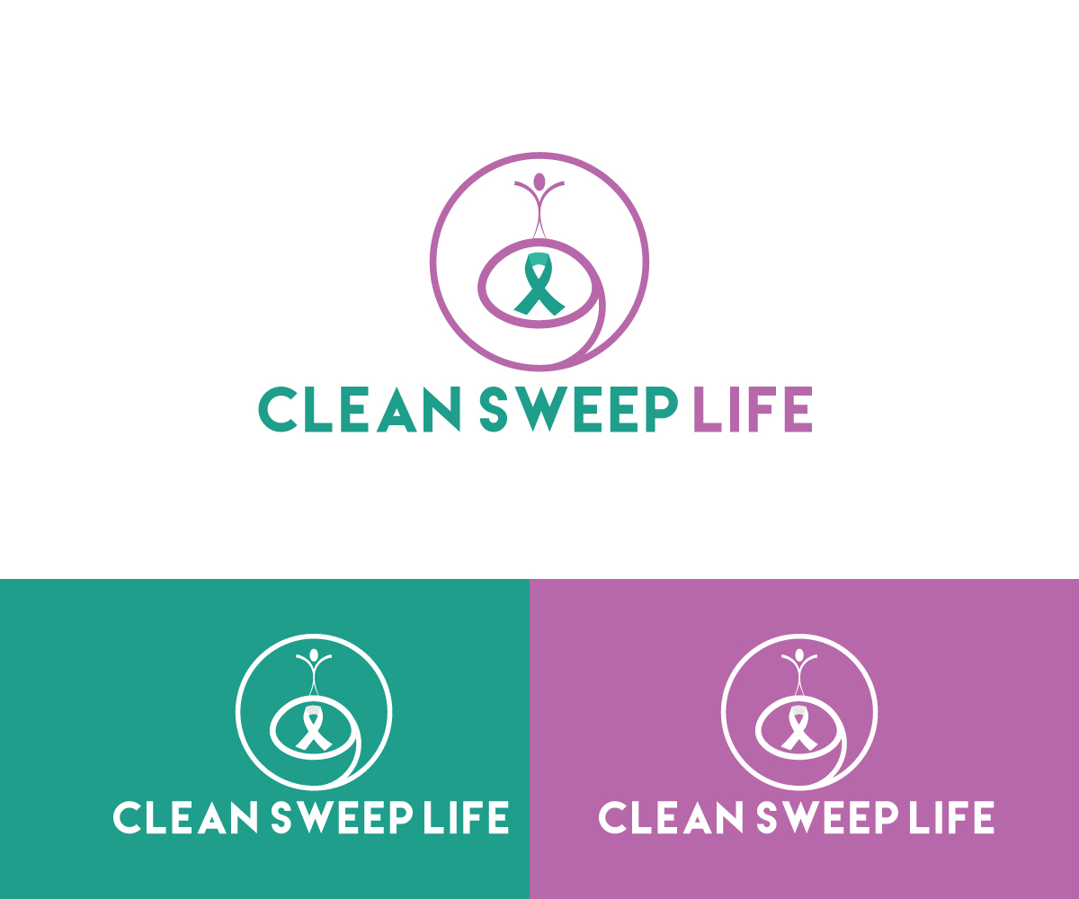 modern feminine health and wellness logo design for sweep