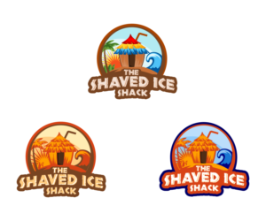 Logo Design by VGB for The Shaved Ice Shack | Design: #18330387