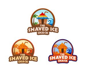 Logo Design by VGB for The Shaved Ice Shack | Design: #18330392