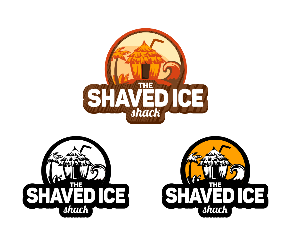 Logo Design by VGB for The Shaved Ice Shack | Design #18339054