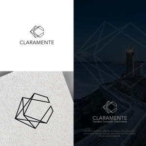Claramente  (also one version with slogan:)  Claramente    Claridad. Conexión. Crecimiento | Logo Design by .Ashu.