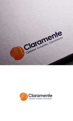 Claramente  (also one version with slogan:)  Claramente    Claridad. Conexión. Crecimiento | Logo-Design von logo_s
