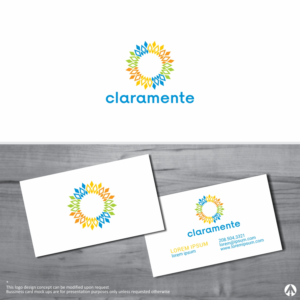Claramente  (also one version with slogan:)  Claramente    Claridad. Conexión. Crecimiento | Logo-Design von MBARO