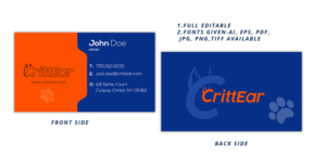 CrittEar business card | Business Card Design by Expert Designer