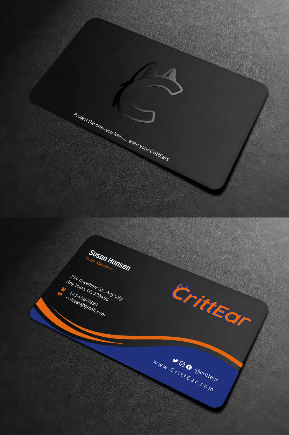 Business Card Design by INDIAN_Ashok for Susan Hansen | Design #18320091