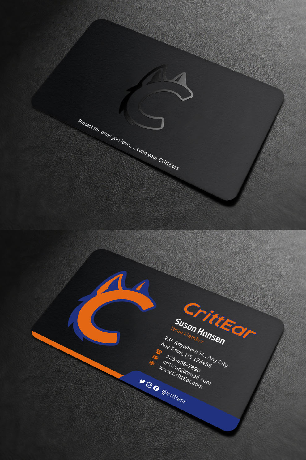 Business Card Design by INDIAN_Ashok for Susan Hansen | Design #18320094