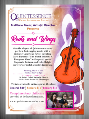 Flyer Needed for Fun Choir Concert | Diseño de Flyer por TSU Creations