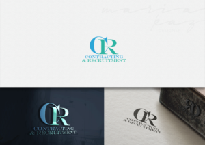 CR - Contracting & Recruitment   | Logo Design by maria-kaz