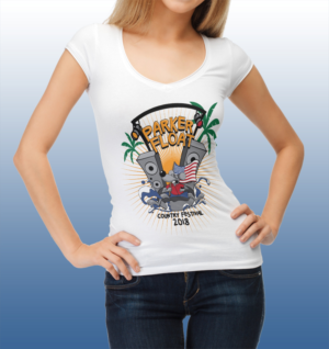 Country River Party - River Rats | T-Shirt-Design von BLESS-IDN