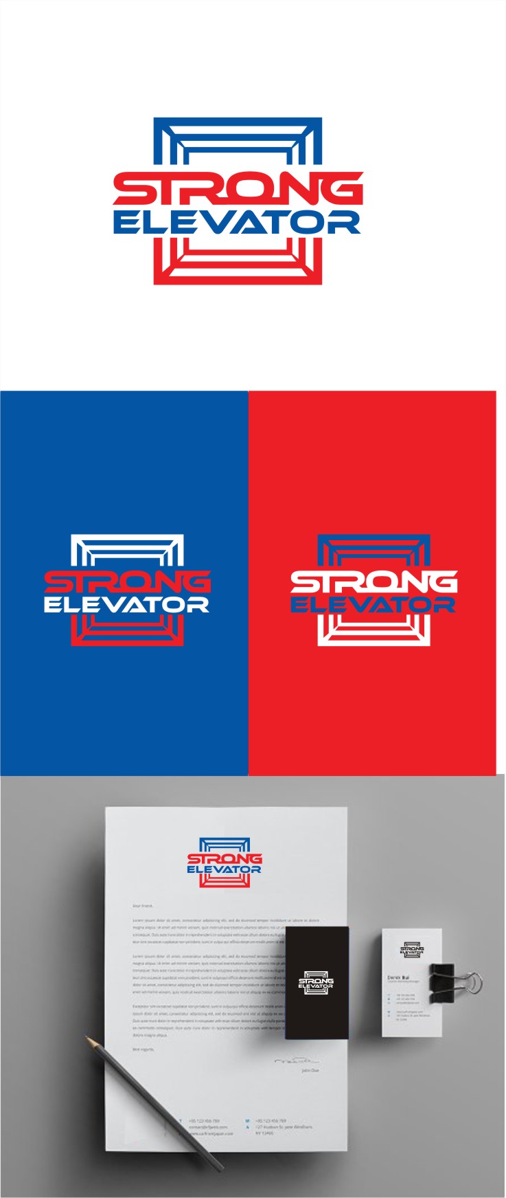 Logo Design by nutu for Strong Elevator Service, LLC | Design #18319592