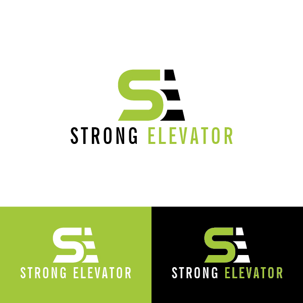 Logo Design by 3Guys for Strong Elevator Service, LLC | Design #18327905