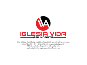 Iglesia Vida Abundante | Logo Design by juie design