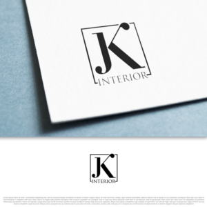 K J Interior | Logo Design by DesignDUO